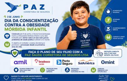 Dia da Conscientização Contra a Obesidade Mórbida Infantil - Proteja seu Filho