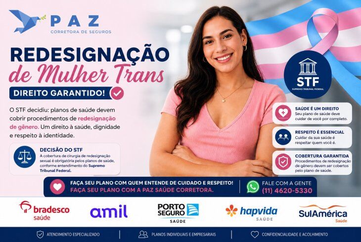 STF determina cobertura para redesignação sexual - o que muda e como agir